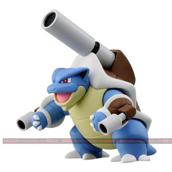 Hundreds of Thousands of Mega Evolutions: Water Rocket Turtle, Bulbasaur, and Charmander Pokémon Figures - Domestic Large and Medium Size Collectible Figurines