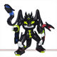 The fifth and sixth generation Pokemon large pocket doll figures Fried Pig Detective Mouse Zekrom Sun