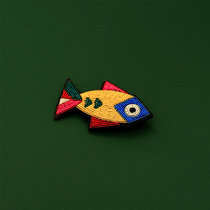 Jewelry Joker goldfish brooch Japanese decoration original design marine life cute cartoon pin accessories badge