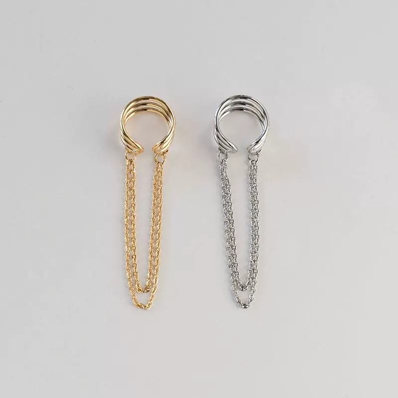 Группа ENHYPEN, одно и то же earrings, цепочка третьей линии, простой холодный воздух, серьги-клипсы и украшения уха