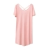 Mở lại váy ngủ nữ mùa hè phương thức đồ ngủ mỏng cotton lỏng gợi cảm màu rắn ngắn tay dài dịch vụ nhà vay mac nha dep Đêm đầm