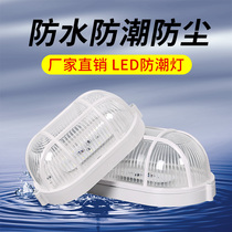 Factory direct LED indoor outdoor oval moisture-proof explosion-proof waterproof dust-proof insect-proof bathroom ceiling lamp