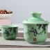 Yudie Jingdezhen hộ gia đình gốm ấm rượu vang Hai hai bộ rượu vang phù hợp với 2 hai rượu vang trắng rượu vang vàng nóng nóng ly rượu vang đẹp Rượu vang