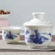 Jingdezhen gốm ấm rượu vang chai rượu vang bộ rượu vang vàng sake rượu vang trắng rượu vang hộ gia đình đặt hai cân rưỡi - Rượu vang chén uống rượu