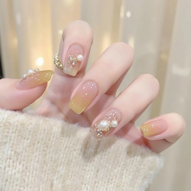 Nail Art Handmade Short Nails 2026 New Cat Eye Plaid New Year Gentle Ice Transparent Gradient Fresh Nail Tips Nail Art Handmade Short Nails 2026 New Cat Eye Plaid New Year Gentle Ice Transparent Gradient Fresh Nail Tips