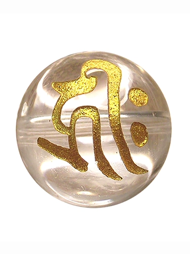 Белый кварц, бусины, резное украшение-шарик, натуральная вода, браслет из кварца