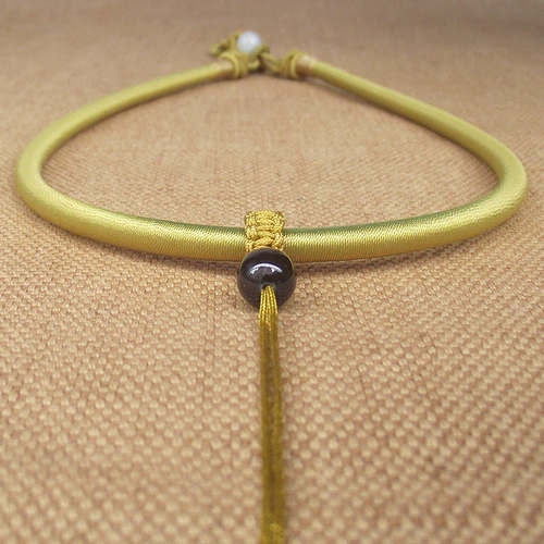 Оригинальное ожерелье из шнура, подвеска, ремешок, чокер, простой и элегантный дизайн