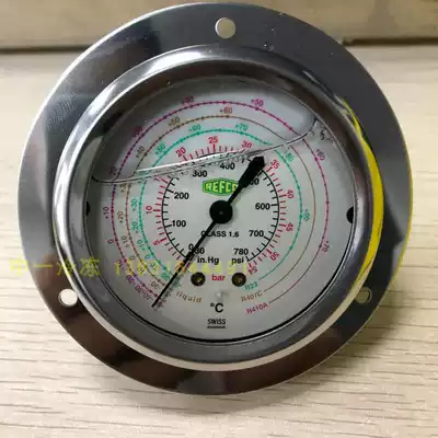 Original Swiss imported Refco Weco oil pressure gauge MR-305-DS-R410MR-205-DS-R407C oil gauge