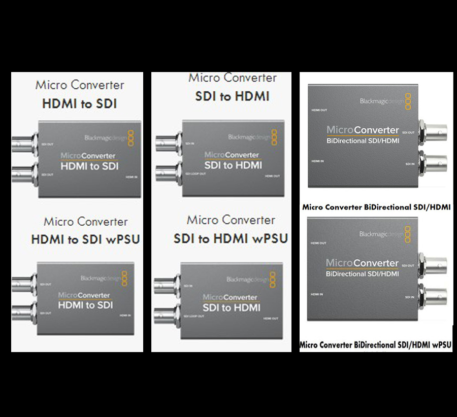Blackmagic BMD Converter Micro Converter SDI to HDMI HDMI to SDI