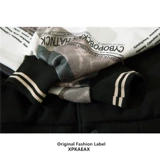 Xpkaeax оригинальный бренд Tide Vintage American Retro Baseball Blessing Мужчины и женщины 2021 Новая весенняя осень пара баклажанов