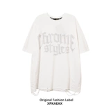 Оригинальная дизайнерская футболка подходит для мужчин и женщин в стиле хип-хоп, тренд сезона, оверсайз, короткий рукав