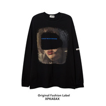 XPKAEAX Original Tide Brand Abi Wind Diablo Series oversize Men and Women Same Hip Hop Street Style Plus Velvet ins