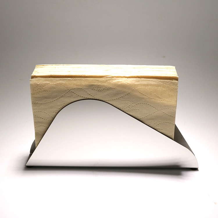 Mirror tissue holder dining table triangle cartoon simple napkin holder vertical tissue holder dining room coffee shop hotel