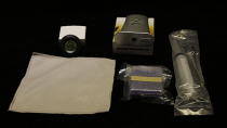 Acoustic guitar sound hole humidifier desiccant hygrometer