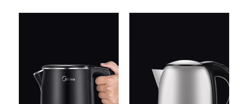 ấm nấu nước Ấm đun nước điện Midea / Midea MK-HJ1512 Ấm đun nước chống rung gia đình 304 inox nhanh tự động tắt nguồn - ấm đun nước điện am dun sieu toc