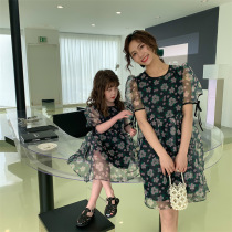 Fried Street pro-Daughter Dress Female Flowers Dress Dress Dress 2022 Summer Girl Trendy Foreign Air Princess Nepotism Red Tides