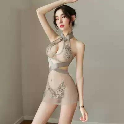 ins explosion recommended little red book star with the same sexy sexy underwear temptation super show-free cheongsam jk uniform