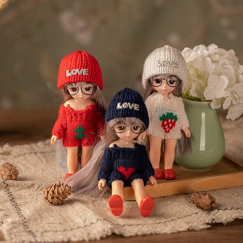 Yuanyi car keychain pendant net red cute sleeping doll doll pendant ins plush doll couple