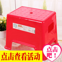 Load-bearing 400 Jin living room stool bathroom non-skating stool low stool childrens stool long square stool Jubilee Dragon 2016 2027 29