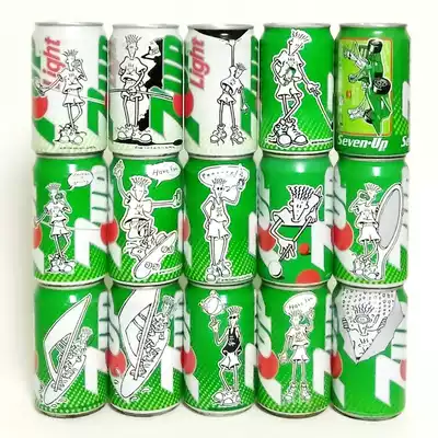 Pepsi 7UP 7UP Commemorative can Empty can fido dido sports theme collection 90s 7UP Netherlands