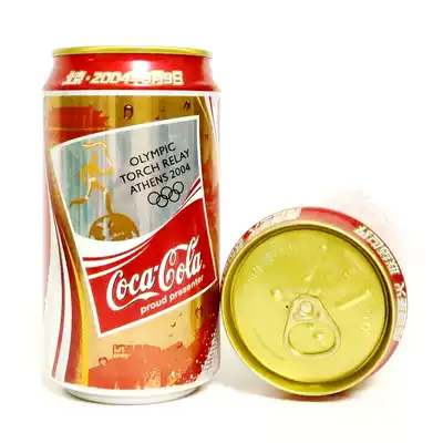 Coca-Cola cans collection Commemorative cans 2004 Olympic Games Pass the flame to connect the World Torch cans