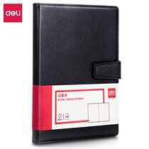 The 3302 leather notepad 16K magnetic buckle thickens the commercial office meeting record 120 copies
