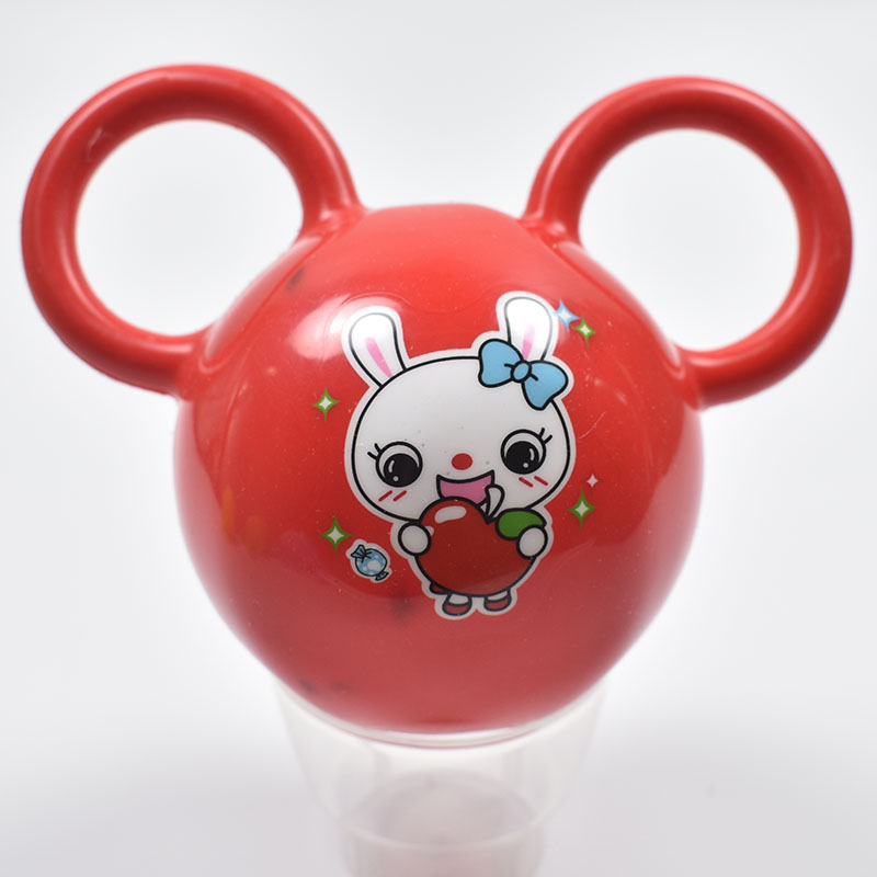 Children Handle rocking Suzuki ball Toy Baby Baby Soft Leather Ball Inflation Elastic Gripping Hearing Training Special