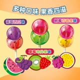 阿尔卑斯 Lollipop Double Наслаждайтесь бейсболом странная корзина бейсбол арбуз арбуз фруктовые дети не могут закуски конфеты