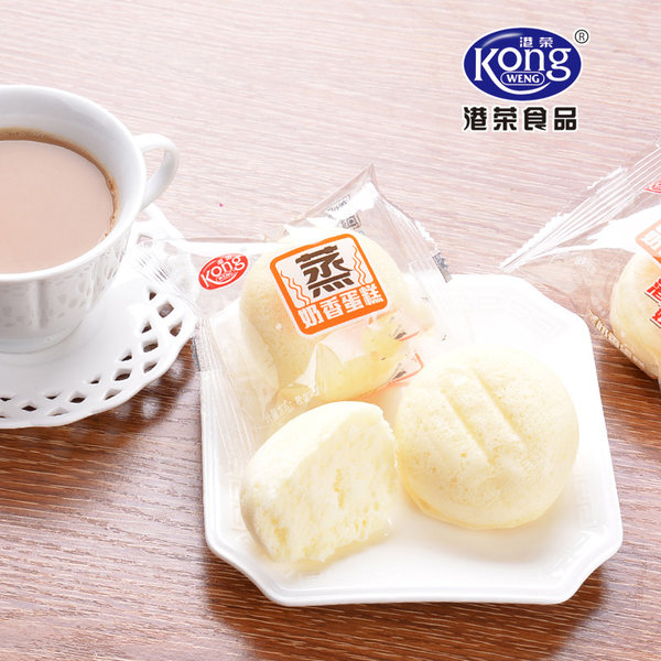 港荣 奶香蒸蛋糕 1kg 优惠券折后￥29.9包邮（39.9-10）3种口味可选