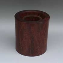 Ming plain pen holder decoration Indian small leaf rosewood carved mahogany pen holder Solid wood whole wood pen holder Office supplies