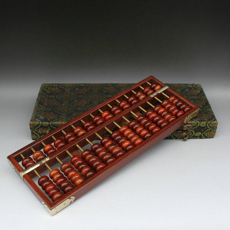 Red wood abacus beads count large red acid branches wood old wood beads collection nostalgia wood classical abacus handicraft swing decoration