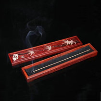 Red Wood cushroom sandalwood incense burner Rosewood incense burner household tea ceremony aromatherapy line incense box lying incense box