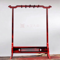 Indian small leaf red sandalwood pen holder ancient coin auspicious cloud model (pen hanging) mahogany solid wood brush frame four treasures