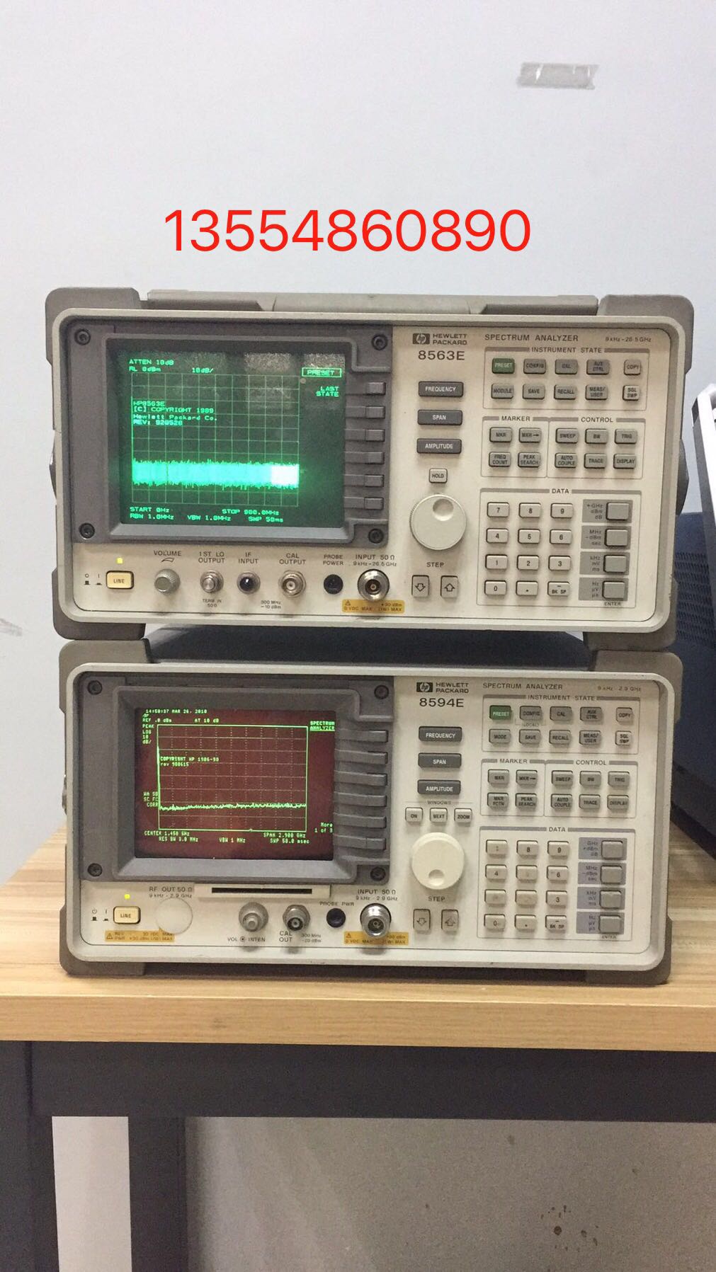 SF US Original Spectrum Analyzer HP8563E 26 5G HP 8563E