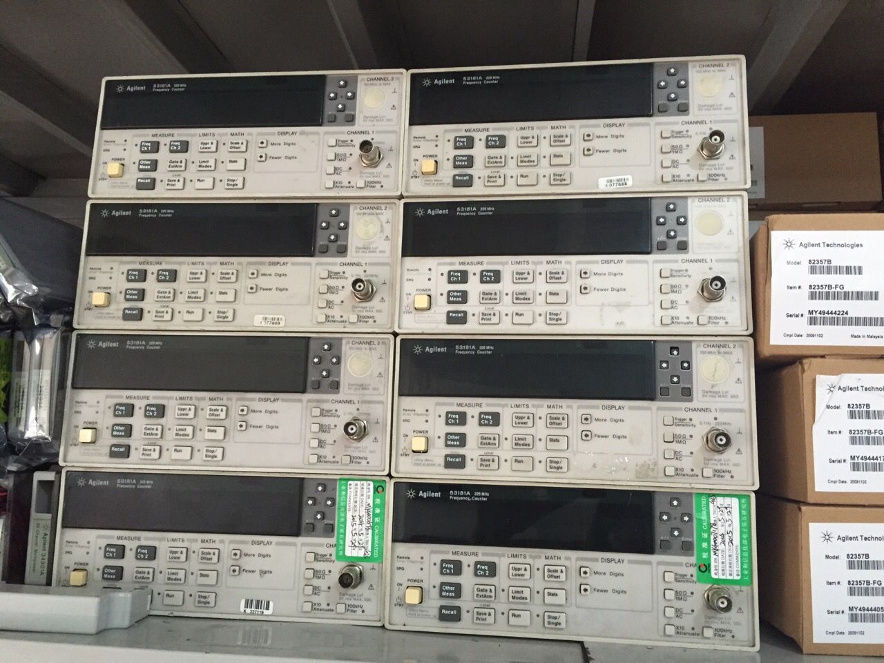 50 inventory of the original American used agilent HP 53181A 225M frequency meter
