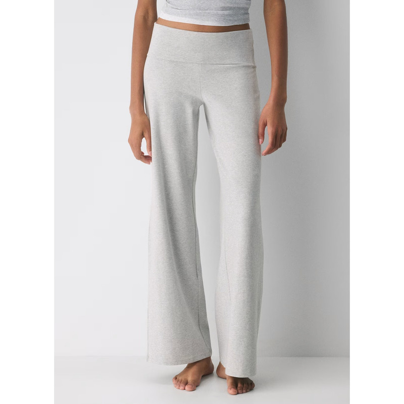 【Chunyuanoak】Silky, Comfortable, Slim-Fit, Cotton-Like Touch, Summer Fold-Over Waist, Thin Wide-Leg Pants for Women 【Chunyuanoak】Silky, Comfortable, Slim-Fit, Cotton-Like Touch, Summer Fold-Over Waist, Thin Wide-Leg Pants for Women