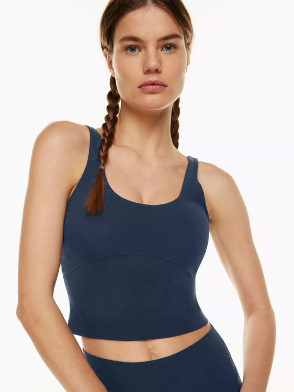 Aritzia Tna Has Supportive Chest Pads, Gathers and Shapes the Back, Is Slim-Fitting, Breathable, Feels Like Wearing Nothing, High-Elasticity Yoga Sports Vest for Women