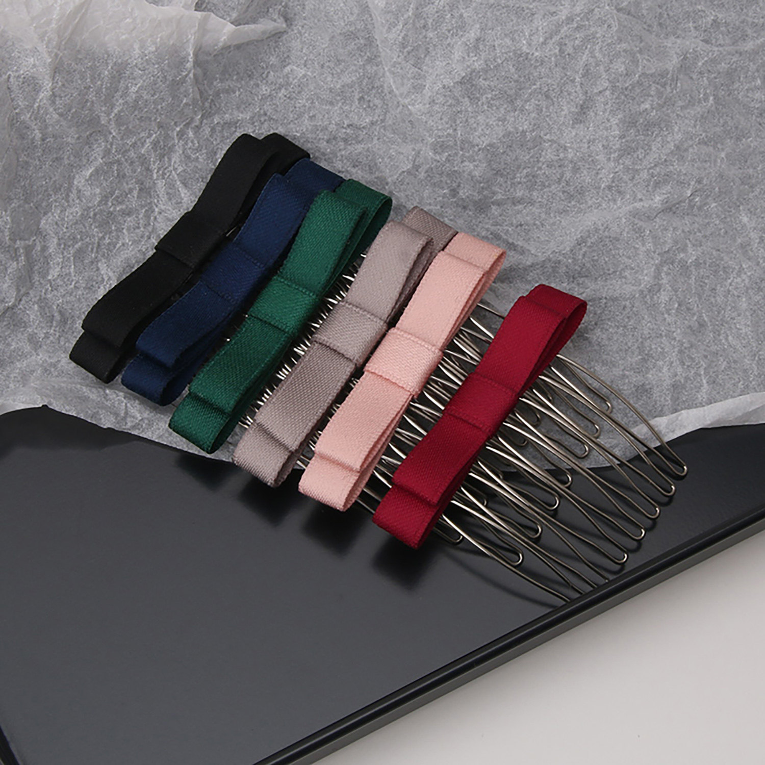 Short hair bangs comb, upside-down hair accessory, bow hair comb, hair clip, hair ornament, hairpin, hair insert comb, hair fork