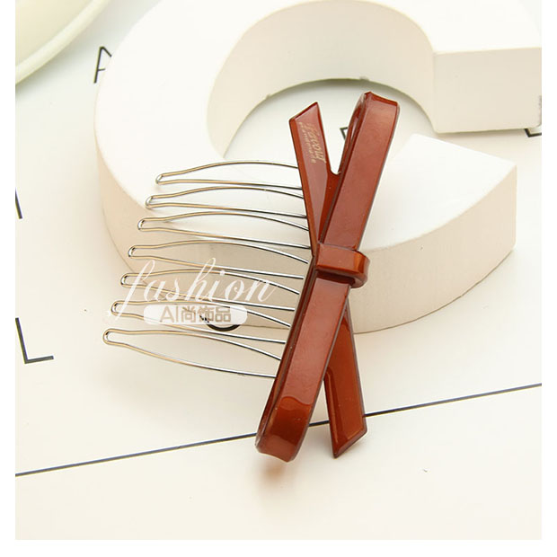 Kẹp tóc acrylic kẹp tóc Phiên bản Nhật Bản và Hàn Quốc của kẹp tóc trang sức đầu bangs đảo ngược chèn lược chải tóc Hàn Quốc phụ kiện kẹp tóc - Phụ kiện tóc dây buộc tóc cho bé gái