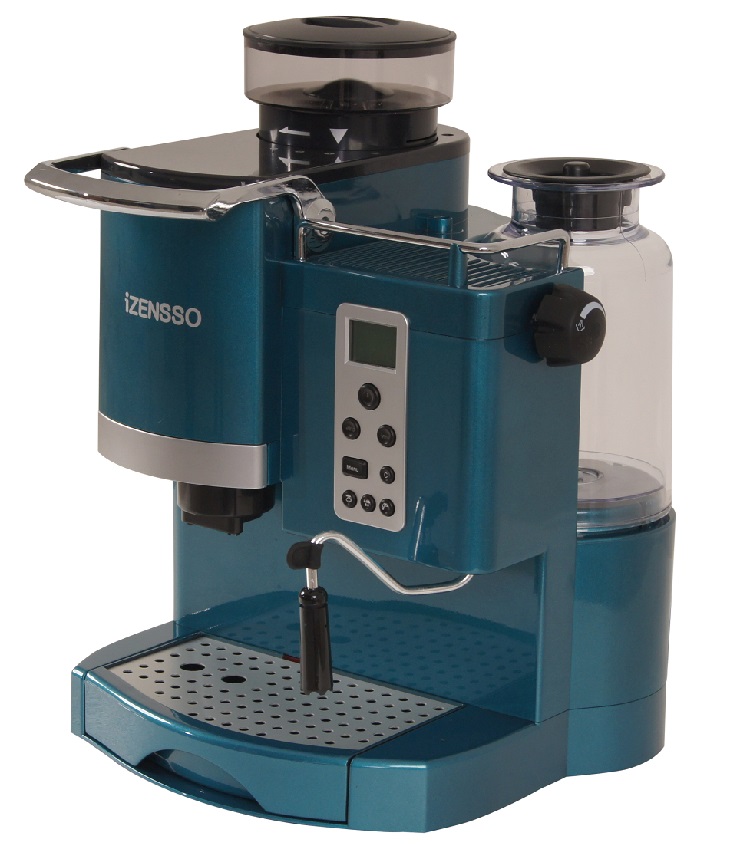 máy pha cà phê gaggia classic Máy pha cà phê Hàn Quốc IZENSSO Aizesen home Văn phòng thương mại bán tự động của Ý hiện đang xay bọt sữa đậu - Máy pha cà phê máy pha cà phê viên nén