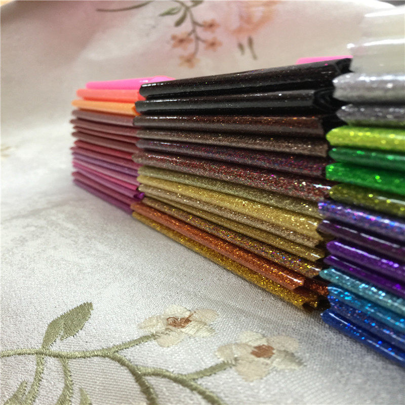 巴黎钻石格利特闪粉特殊皮革透明pvc鞋材装饰移门淘气堡皮革面料详情7