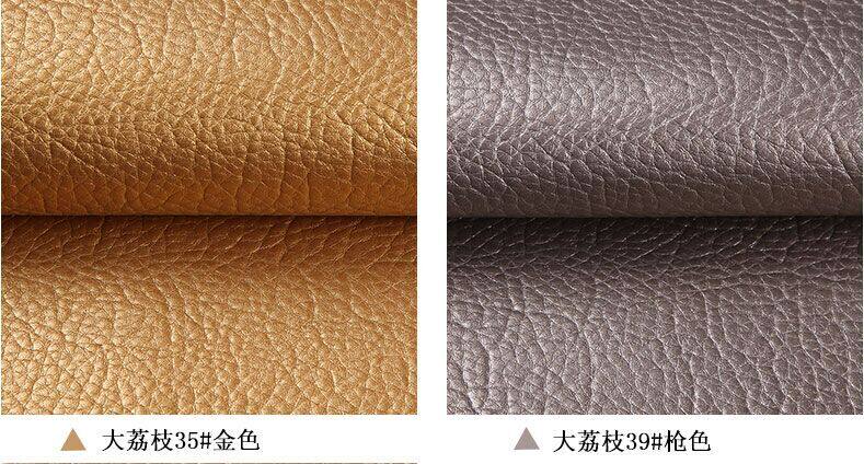 大荔枝纹PU皮革面料皮料仿皮软包装饰diy手工材料人造革沙发布料详情12