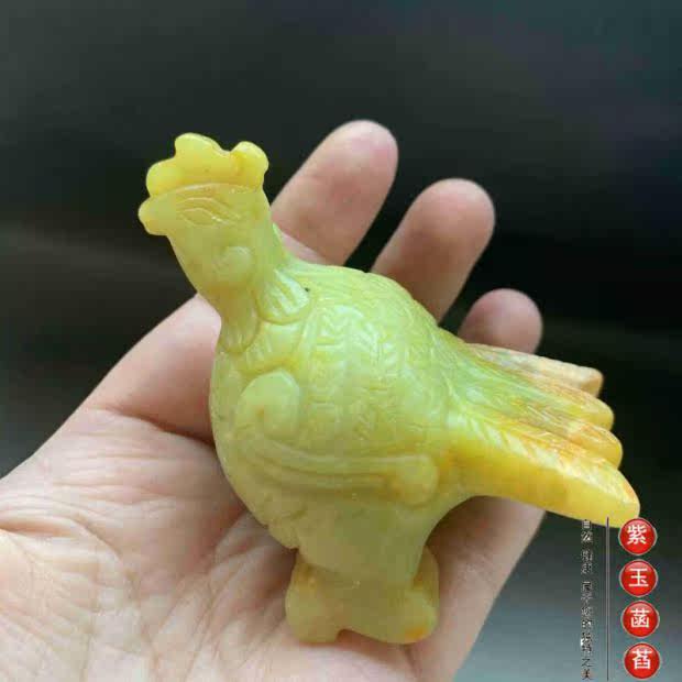 Украшения на руку 老玉古玩玉鸟凤鸟青鸟萌宠手把件小摆件清仓包邮018