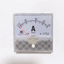 Pointer type AC ammeter XY BP DH-80 0-50A connection transformer 50 5A installation hole 64mm