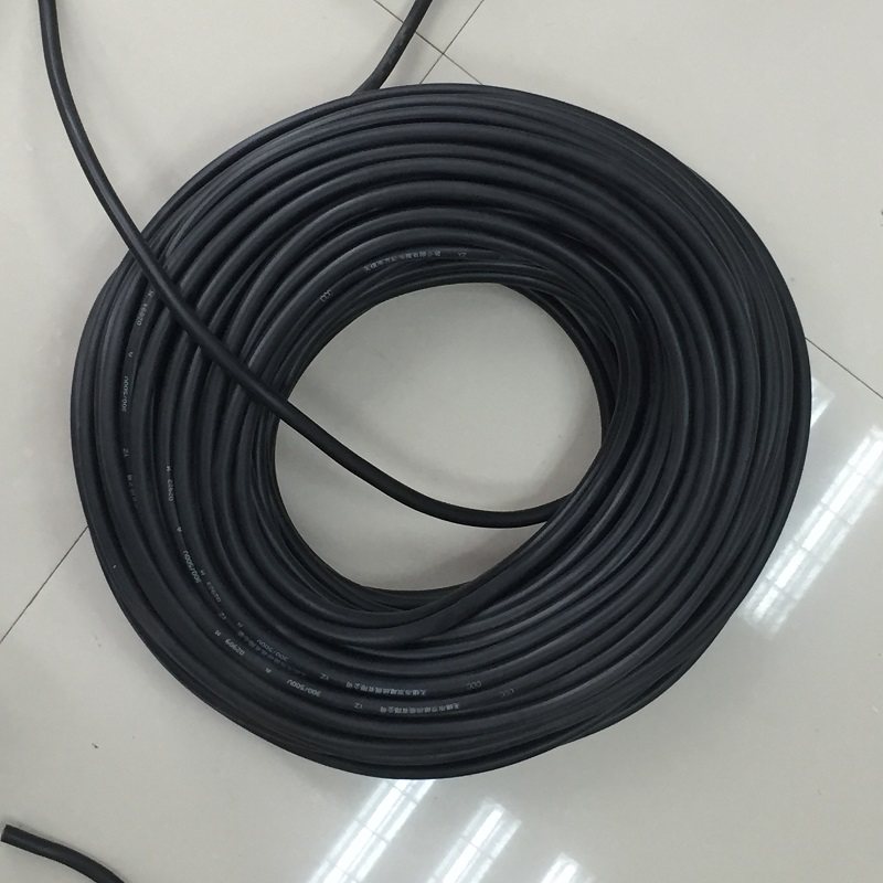 Cable wire rubber wire rubber wire black wire YZ2*2 5 2 core 2 5 square 100 meters whole roll