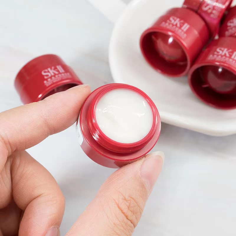 SK2-II Large Red Bottle Face Cream 2 5g Trial Package Nourishing Type Facial Essence Cream RNA Muscular Source Repair