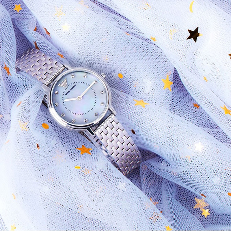 Armani Armani Gypsophila Watch for Women, Elegant and Fashionable Quartz Watch with Steel Strap Ar2511 Armani Armani Gypsophila Watch for Women, Elegant and Fashionable Quartz Watch with Steel Strap Ar2511