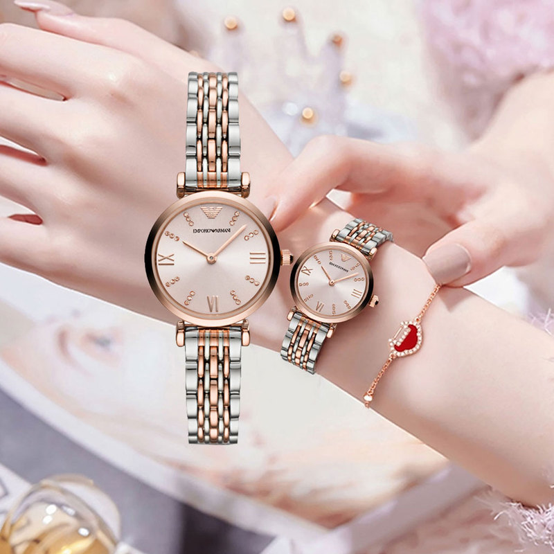 [Small Dial Series] Armani Armani Watch for Women, Star-Studded Light Luxury Watch Gift Ar11223