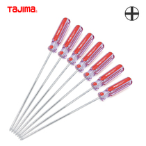 Japan Tajima transparent plastic color strip handle phillips screwdriver Industrial grade screwdriver screwdriver screwdriver tool