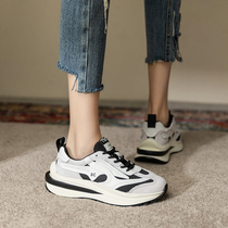 Close eyes buy it ~ new ultra soft ultra-light new autumn lady thick bottom breathable waffle shoes Agan shoes casual sneakers